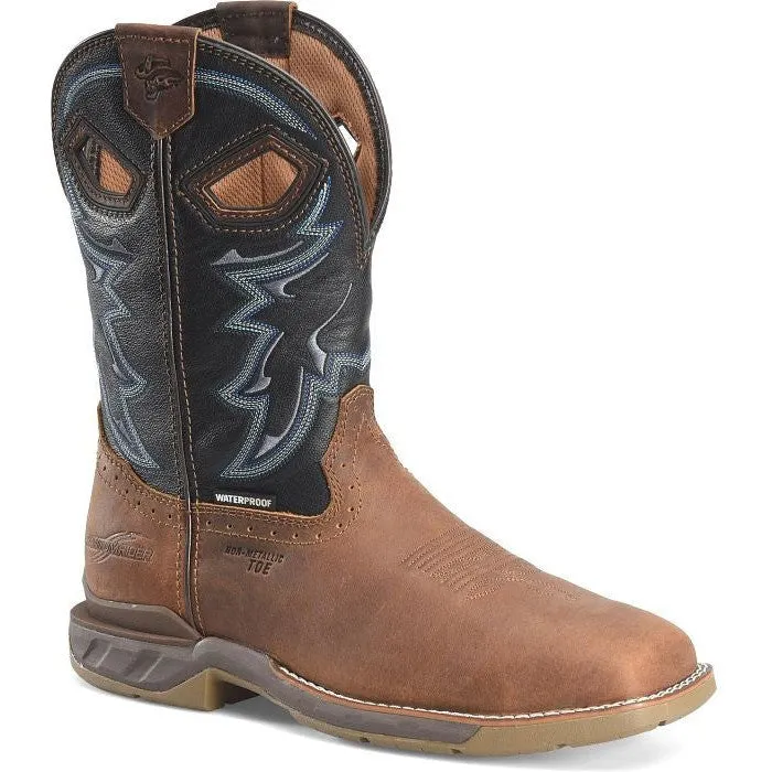 Double H Men's Geddy 11" Composite Toe Waterproof Roper Work Boot -Brown- PH5001
