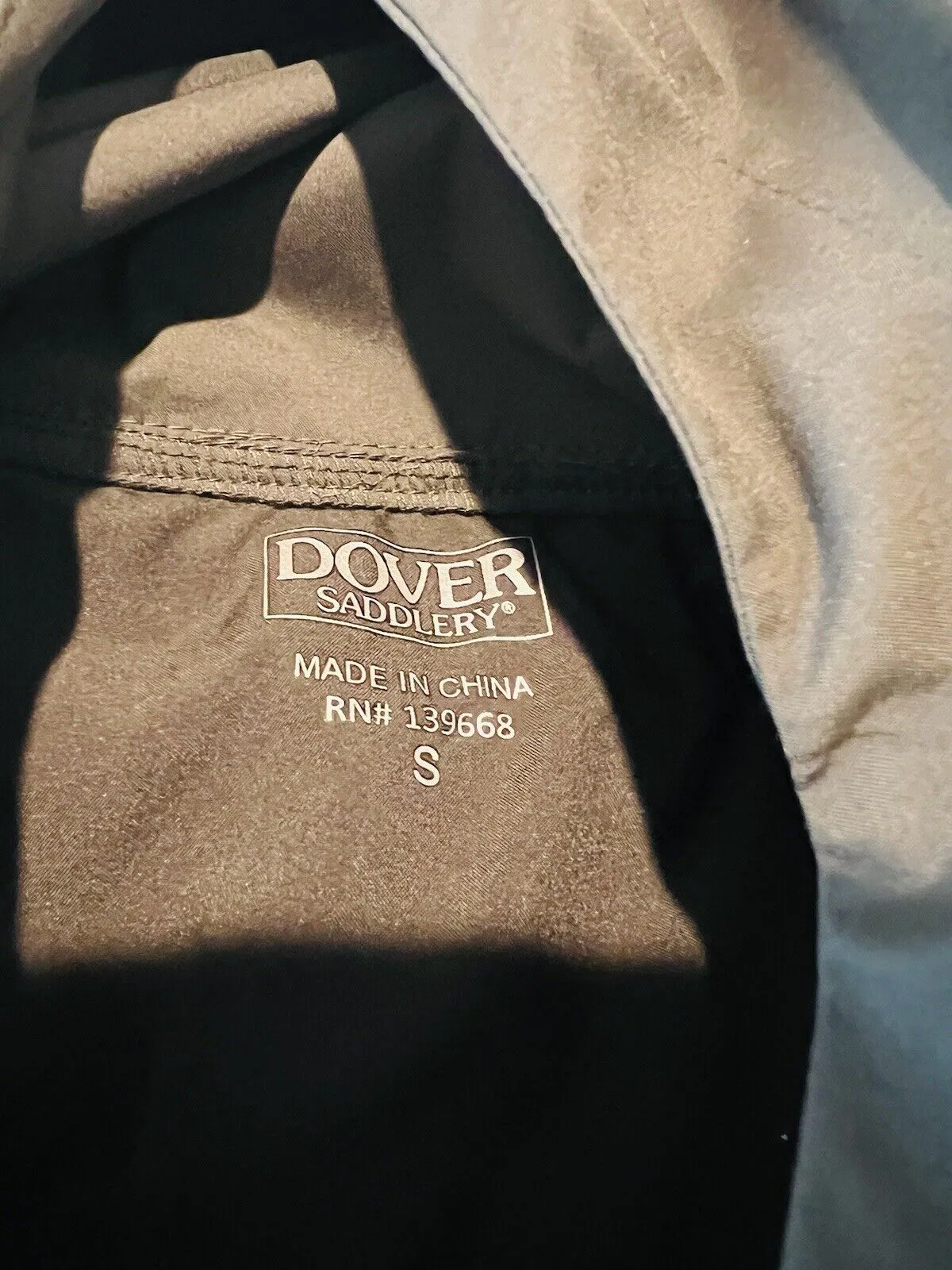 DOVER SADDLERY Equestrian Athens Jacket Sz S Gray Cable Knit Horse Riding Coat