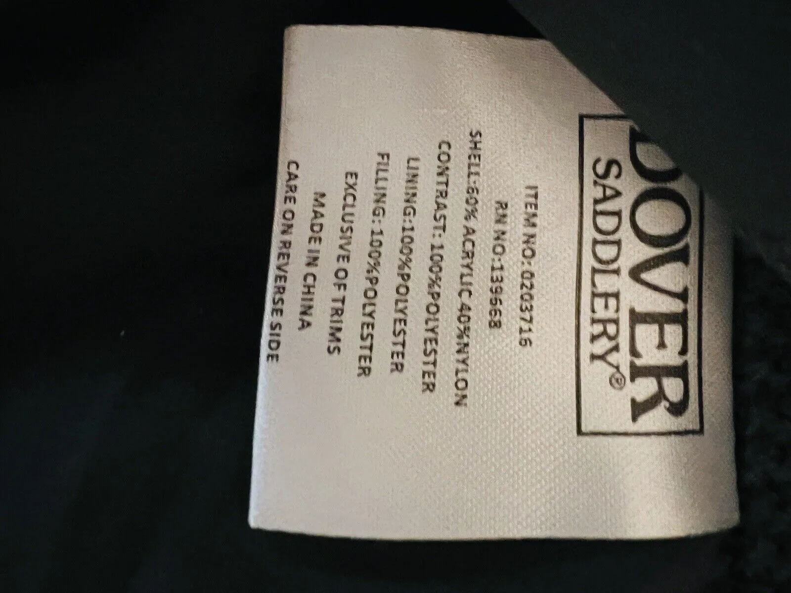 DOVER SADDLERY Equestrian Athens Jacket Sz S Gray Cable Knit Horse Riding Coat