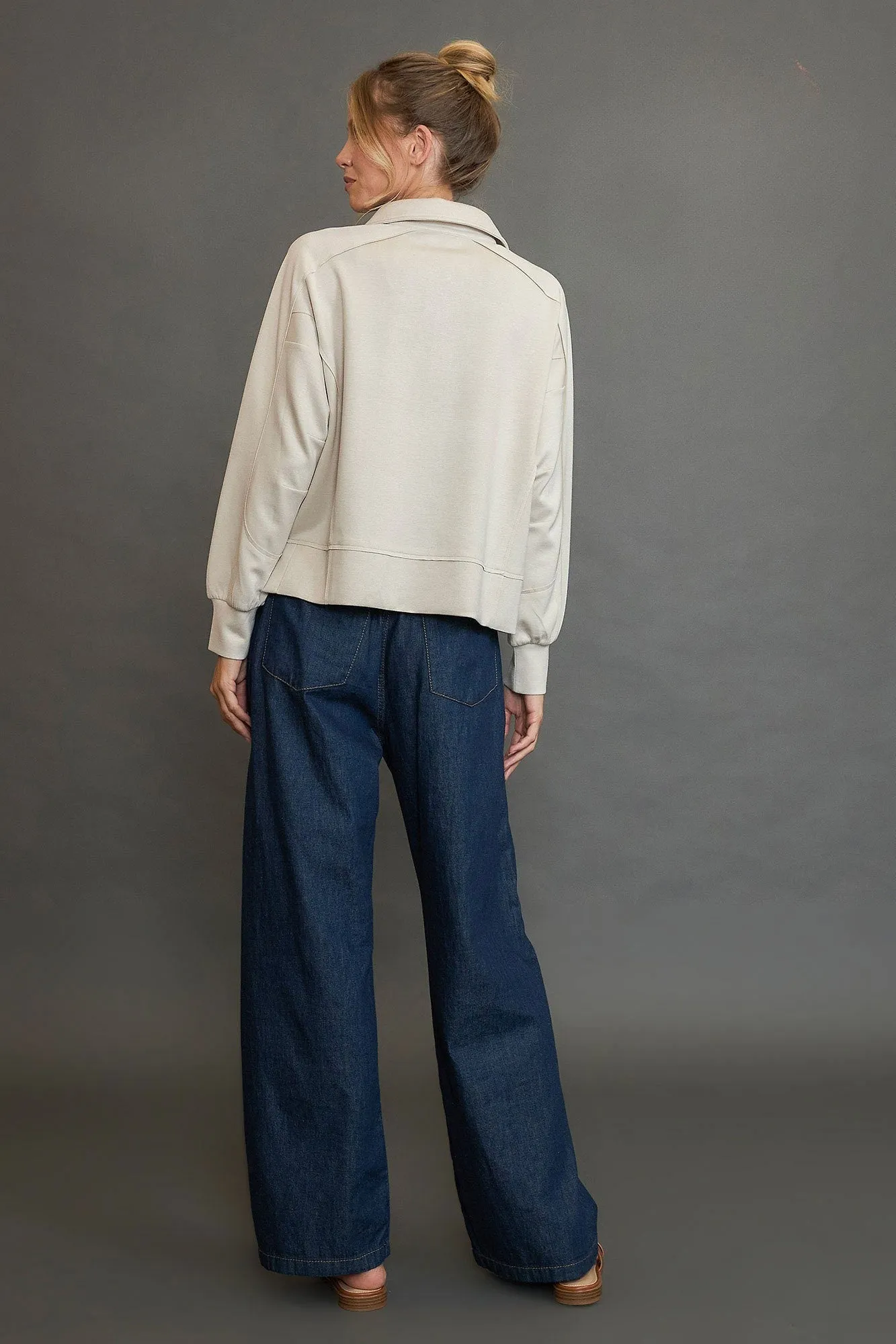 Ecru Luxeknit Buttery Soft Sweatshirt