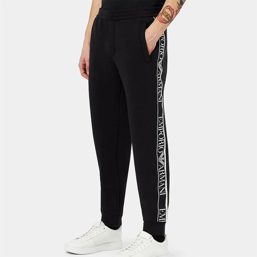 Emporio Armani - Logo Tape Joggers in Black