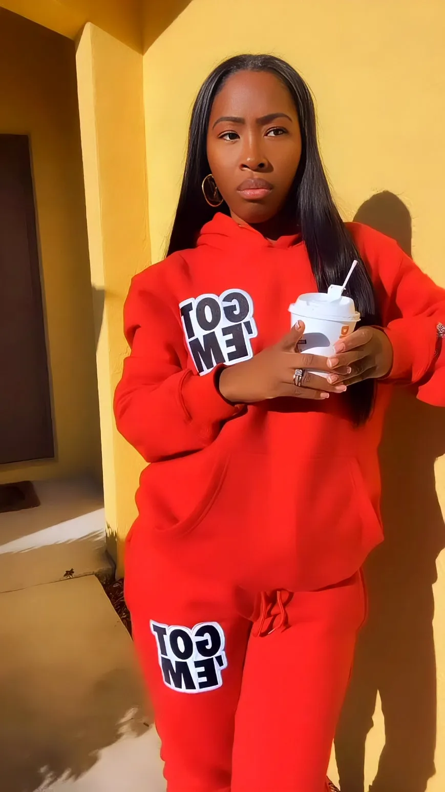 Exclusive "GOT 'EM" LE Sweatsuit (Red)