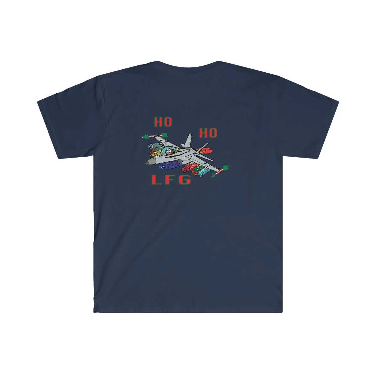 F-18 Christmas Ho Ho Ho LFG T-Shirt