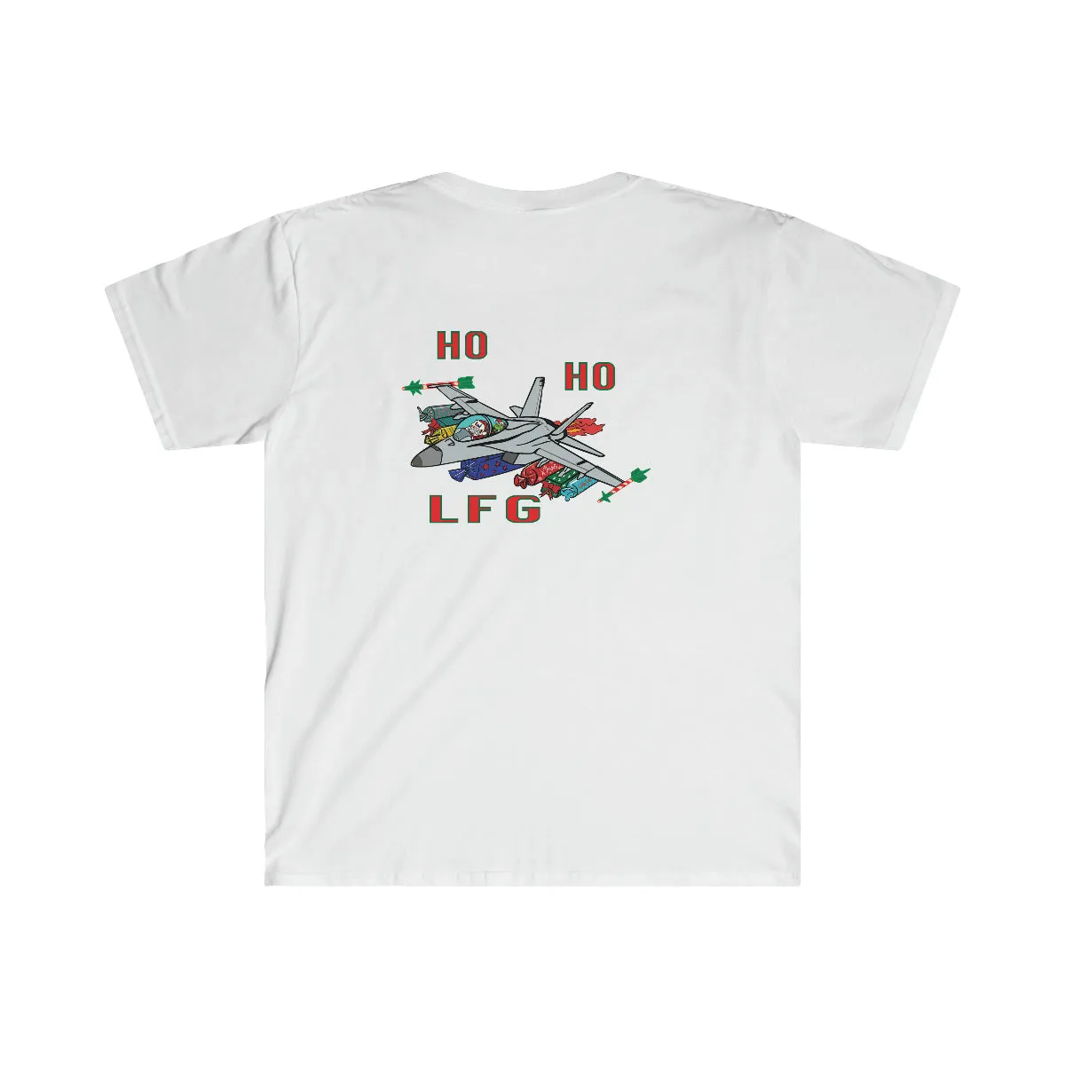 F-18 Christmas Ho Ho Ho LFG T-Shirt