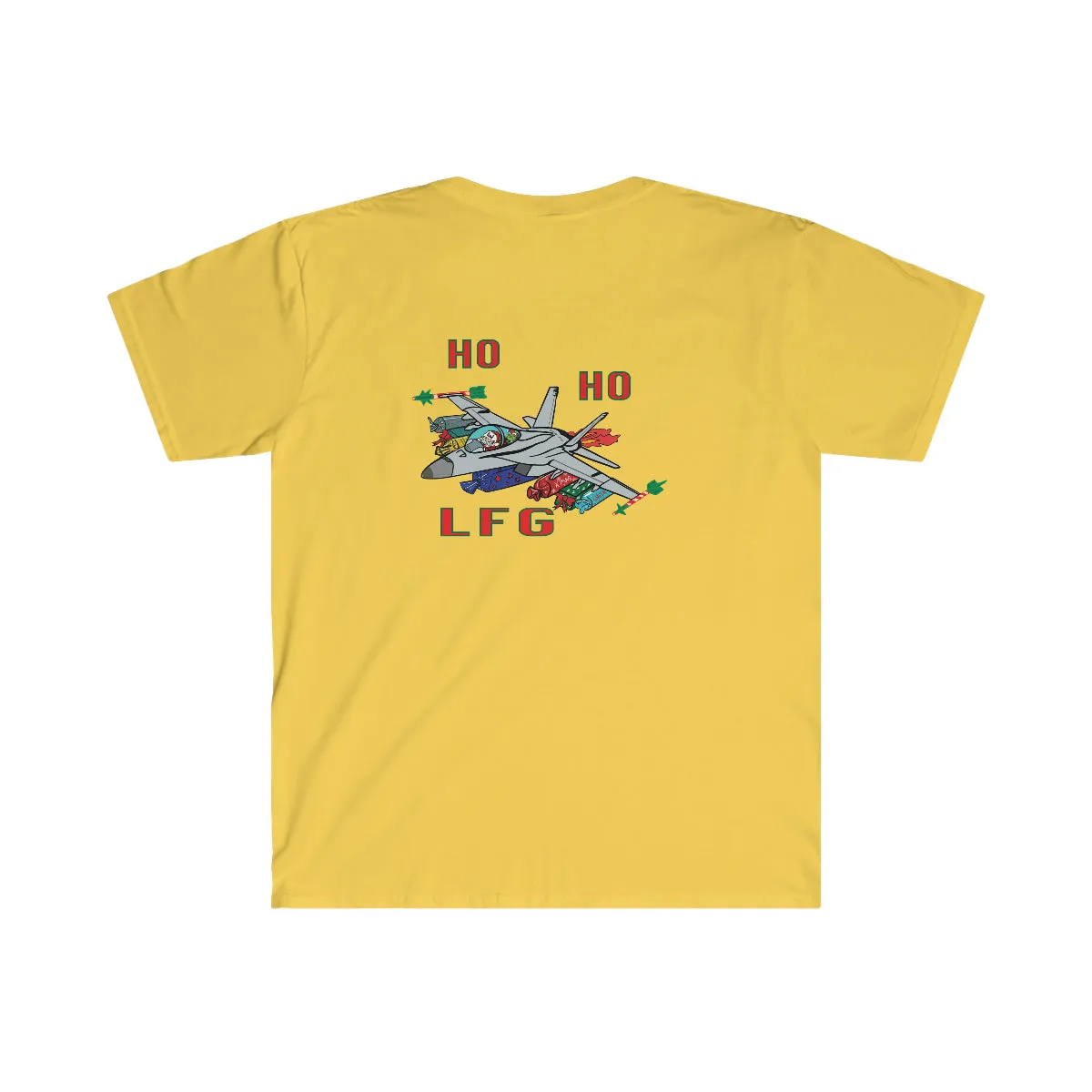 F-18 Christmas Ho Ho Ho LFG T-Shirt