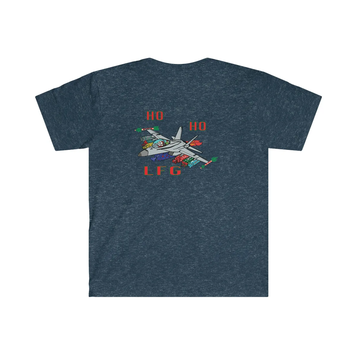 F-18 Christmas Ho Ho Ho LFG T-Shirt