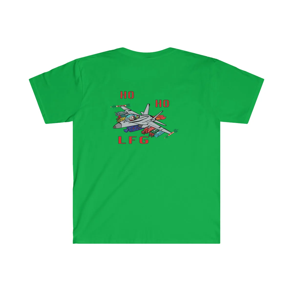 F-18 Christmas Ho Ho Ho LFG T-Shirt