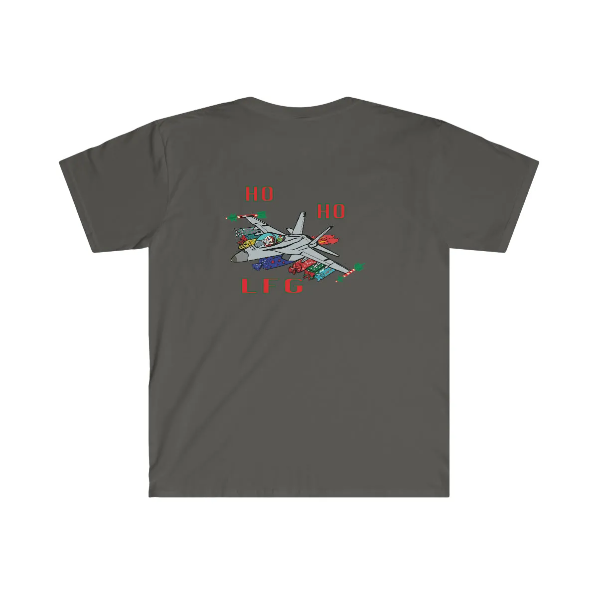 F-18 Christmas Ho Ho Ho LFG T-Shirt