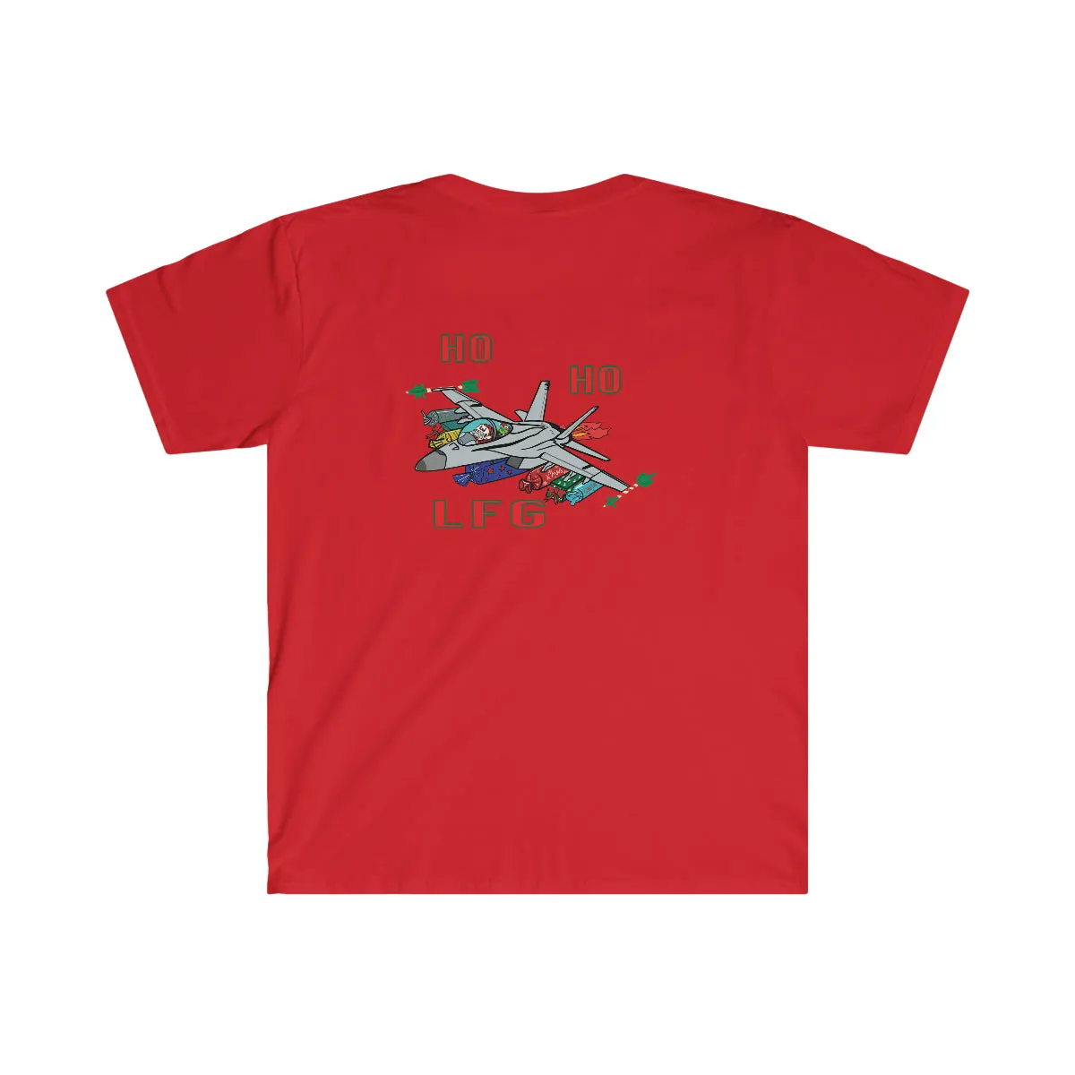 F-18 Christmas Ho Ho Ho LFG T-Shirt