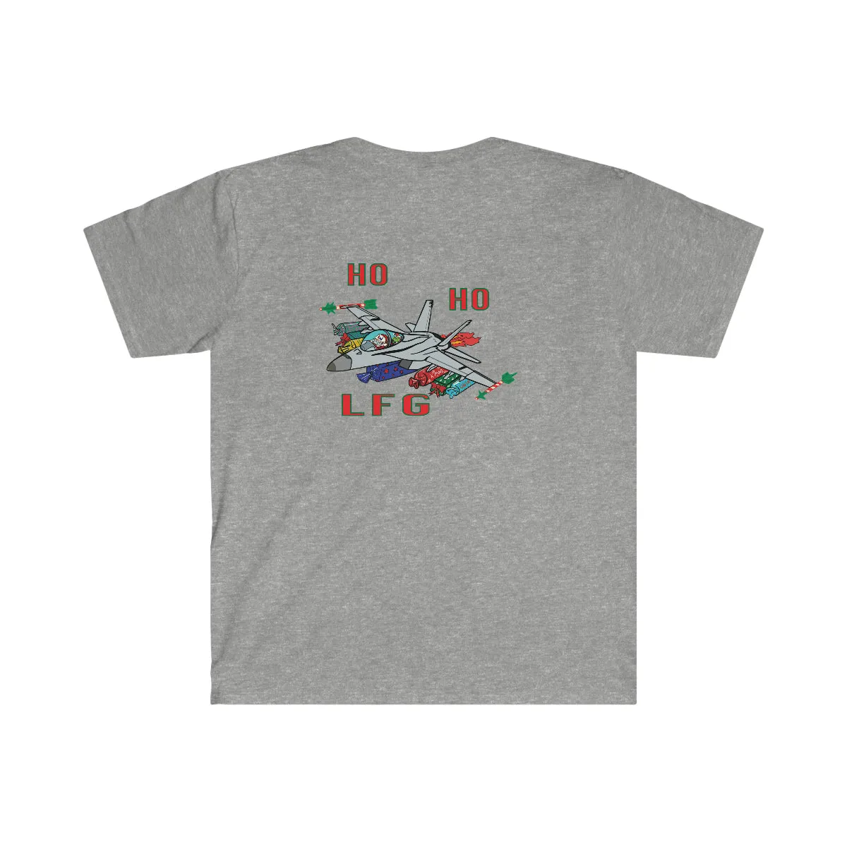 F-18 Christmas Ho Ho Ho LFG T-Shirt
