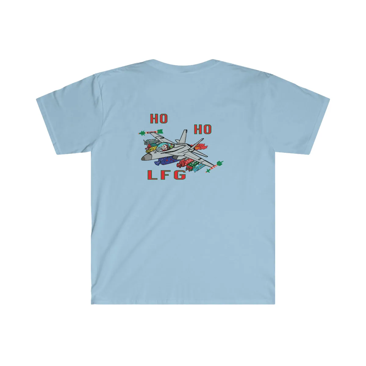 F-18 Christmas Ho Ho Ho LFG T-Shirt
