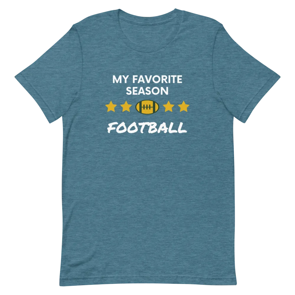 Favorite Season Football - T-Shirt (Various Colors)