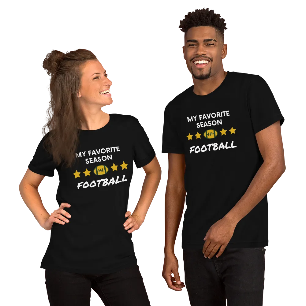 Favorite Season Football - T-Shirt (Various Colors)