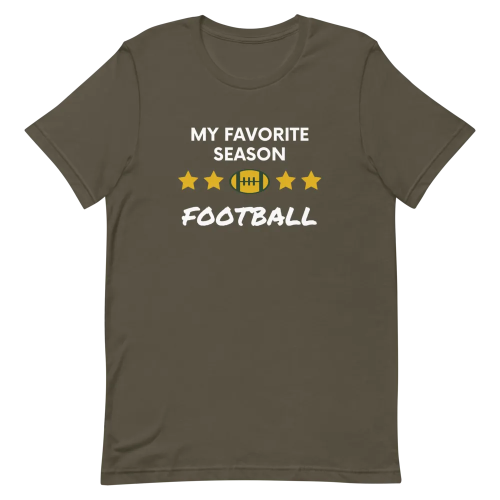 Favorite Season Football - T-Shirt (Various Colors)