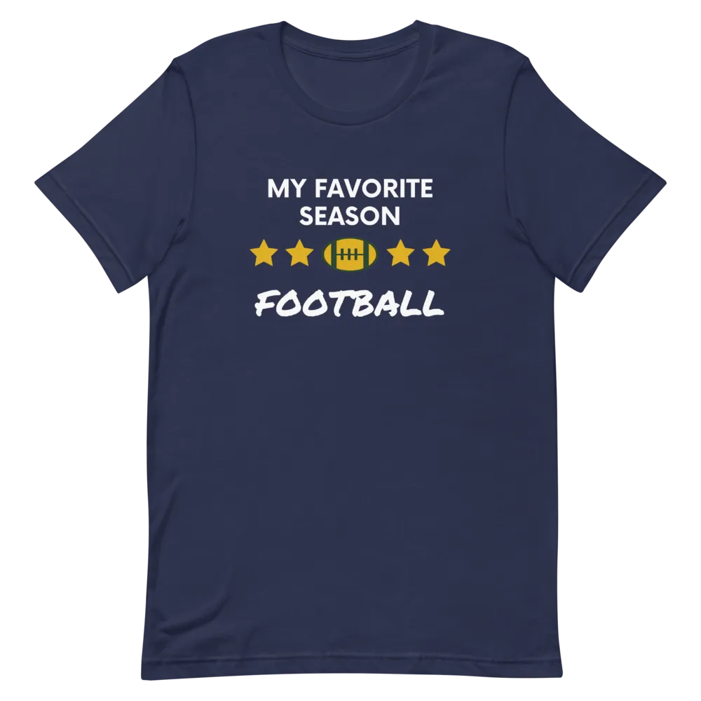 Favorite Season Football - T-Shirt (Various Colors)