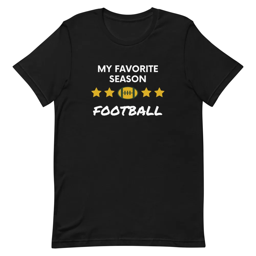 Favorite Season Football - T-Shirt (Various Colors)