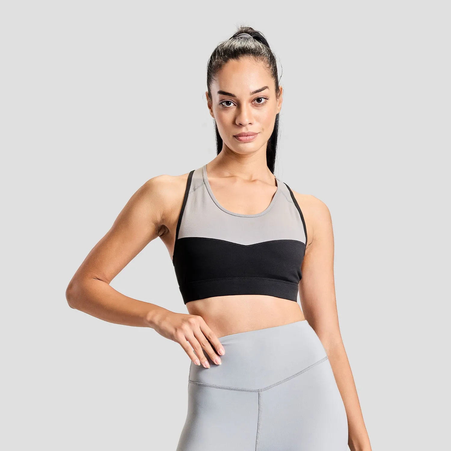 Flexform Sports Bra - Grey/Black