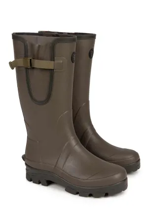Fox Neoprene Lined Camo Khaki Wellington Boots Size 12