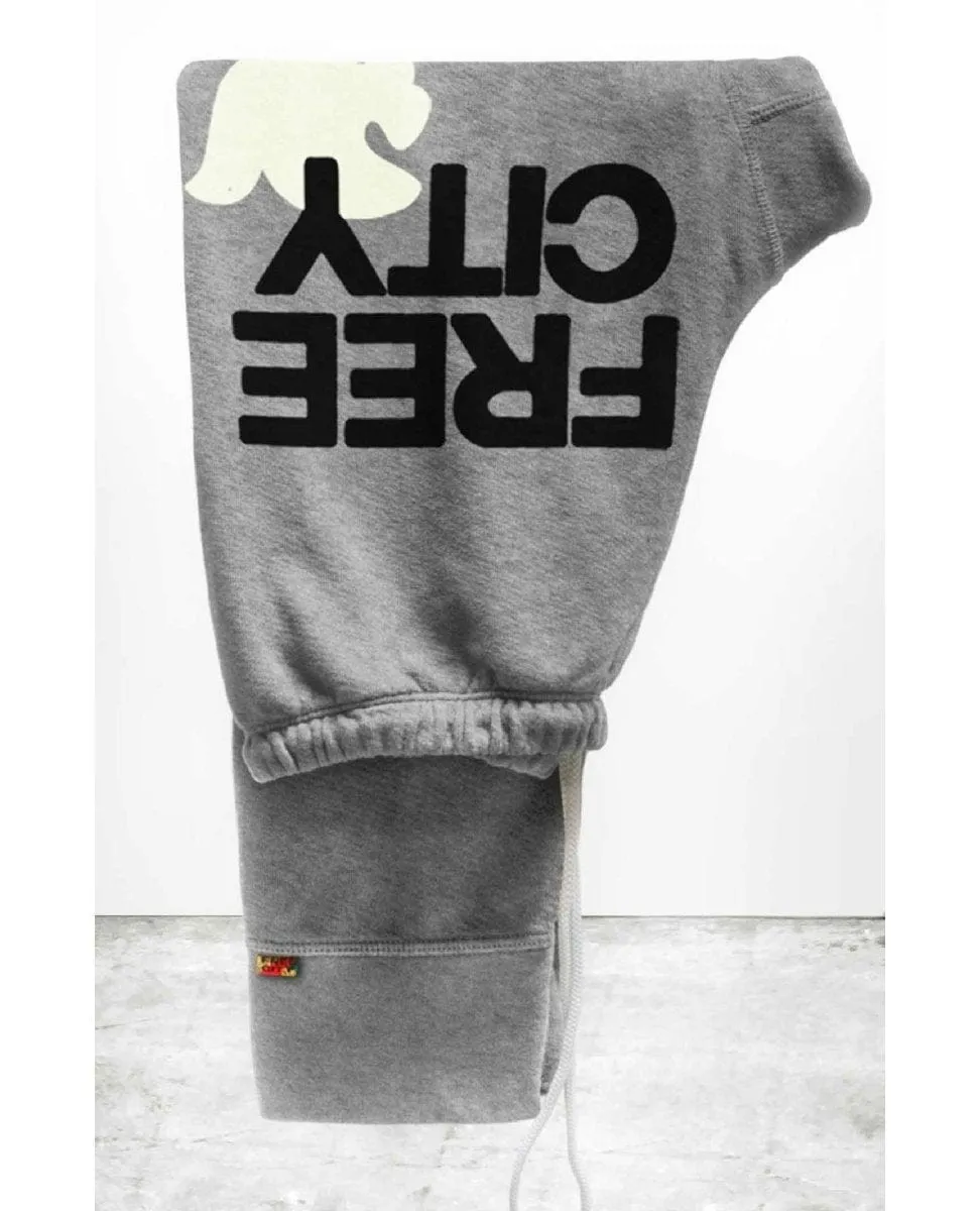 Free City Large Heather 3/4 Pant Heather Cream