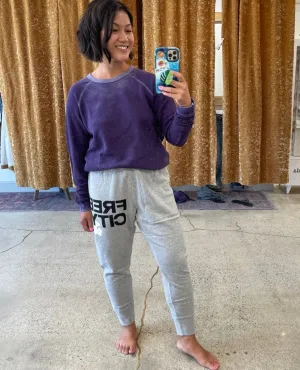 Free City Large Heather 3/4 Pant Heather Cream