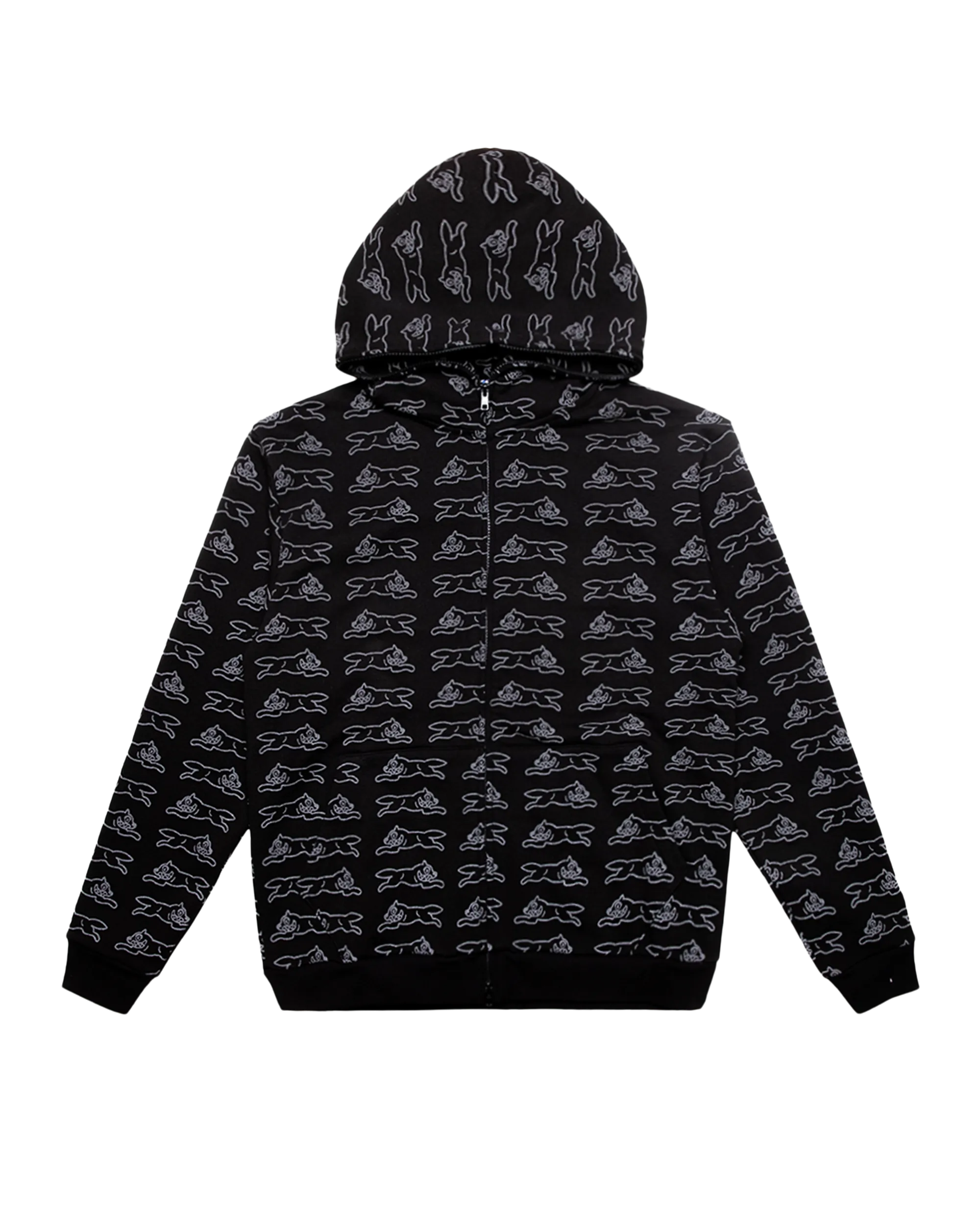 Full Zip 3M Running Dog Hoodie