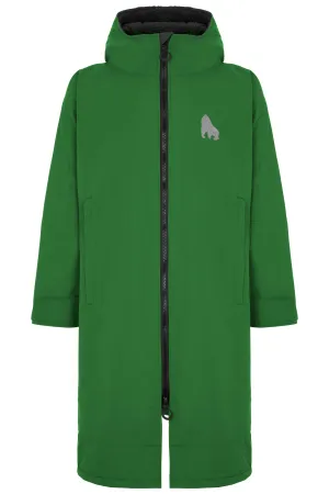 Full Zip ECO Recycled Waterproof Dry Changing Robe - Green - Adult (S, M, L & XL)