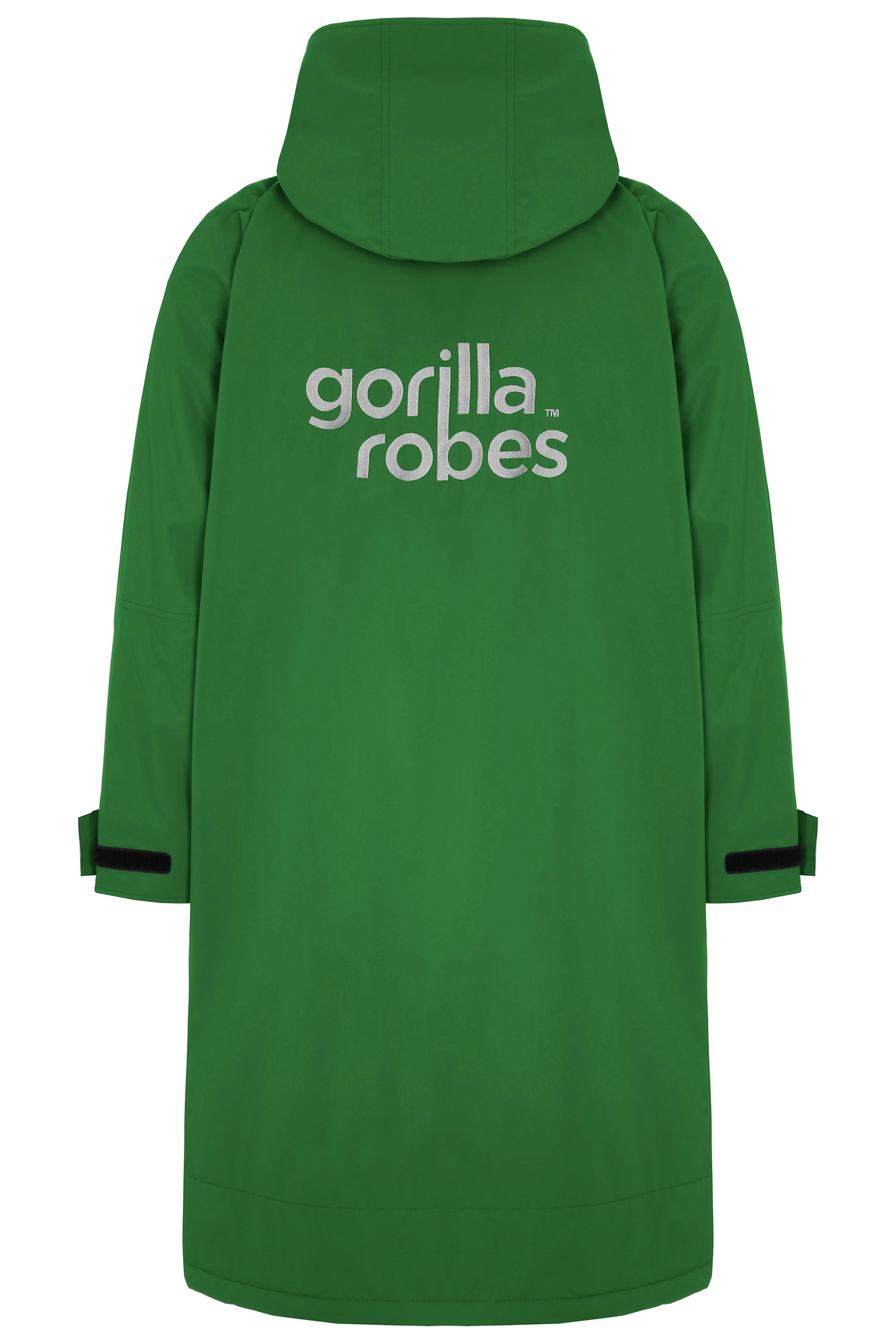 Full Zip ECO Recycled Waterproof Dry Changing Robe - Green - Adult (S, M, L & XL)