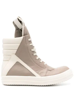 Geobasket leather sneakers