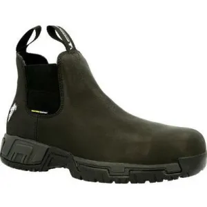 Georgia Men's Michelin 6" Alloy Toe Waterproof PR Chelsea Work Boot- Black- MIC0008