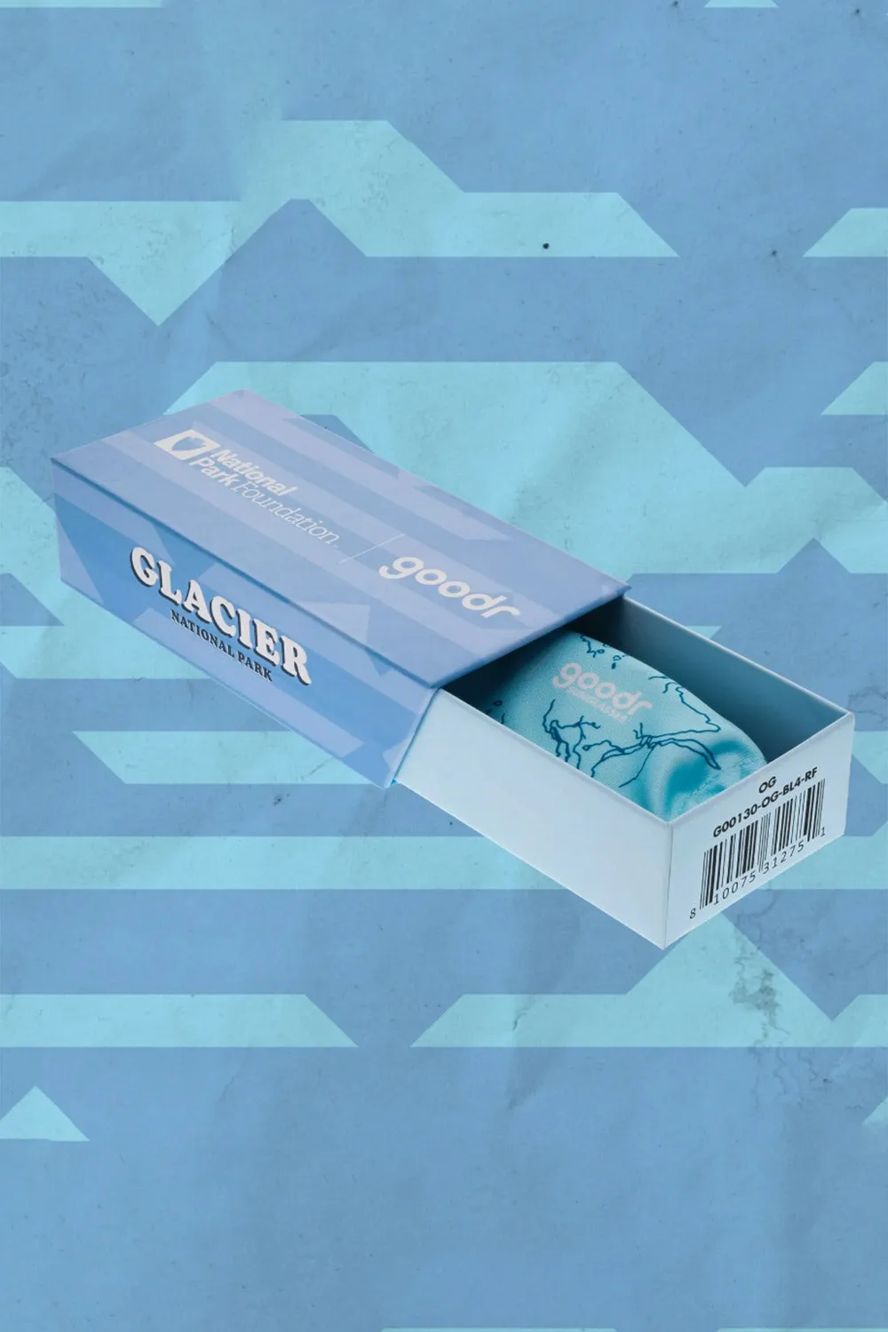 goodr Glacier National Park OG Sunglasses in Blue | G00130-OG-BL4-RF