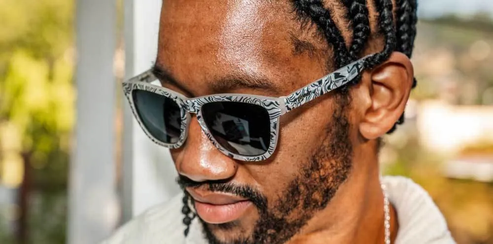 Goodr OG Active Sunglasses- Zebra Jasper’s Life Coach