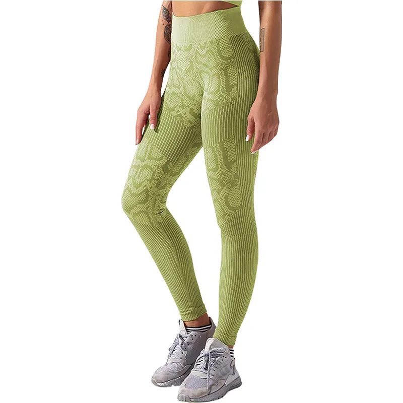 HANERDUN 2 Piece Outfit Workout Yoga Gym High Waist Leggings with Sport Bra Set for Women
