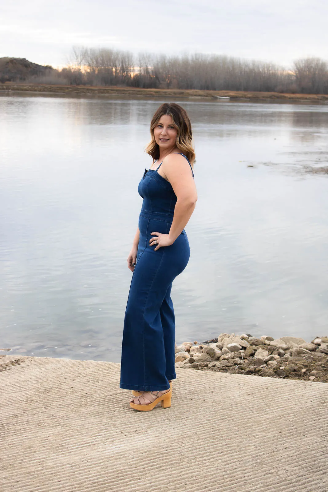 Hazel Denim Jumpsuit