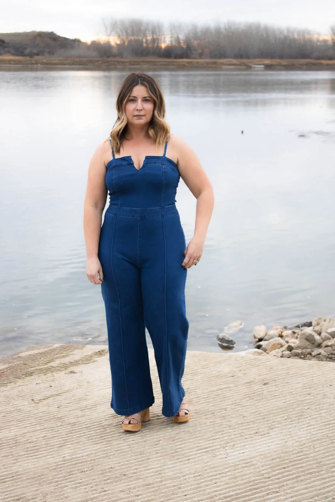 Hazel Denim Jumpsuit