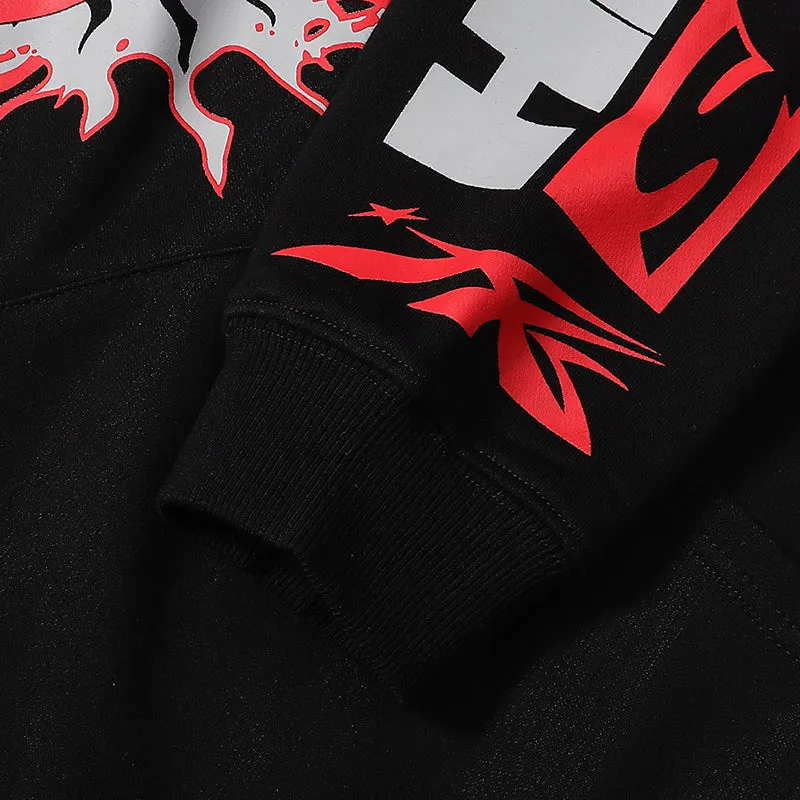 Hellstar Sports Future Flame Hoodie Black