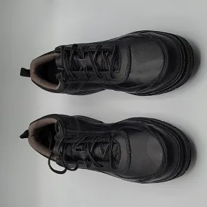 Hytest oxford steel toe leather safety footwear black 9.5