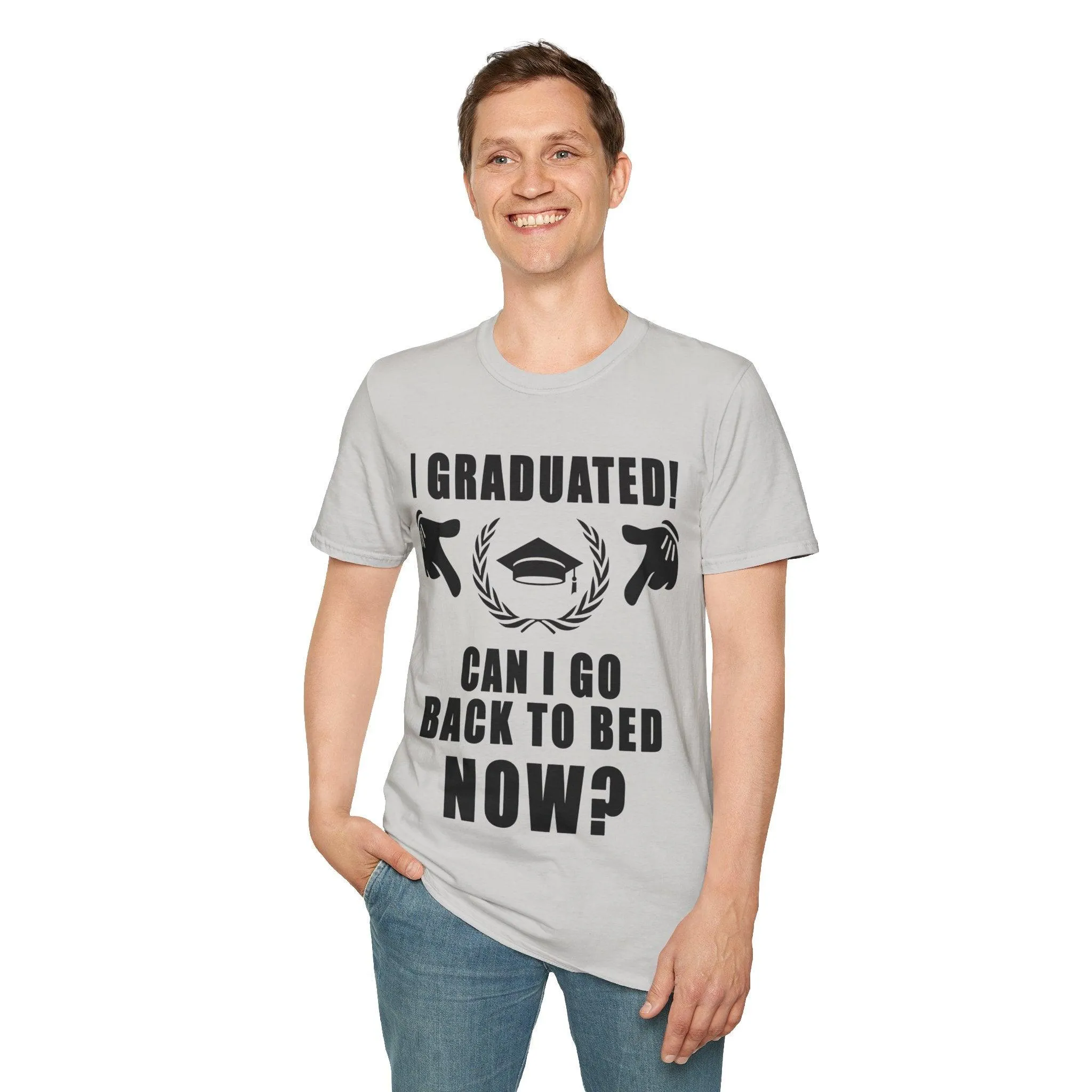 I Graduated! Can I Go Back To Bed Now? T-Shirts,2022 Graduates, Graduation 2022, Senior Class Of 2022,Graduation Tee School Pride School
