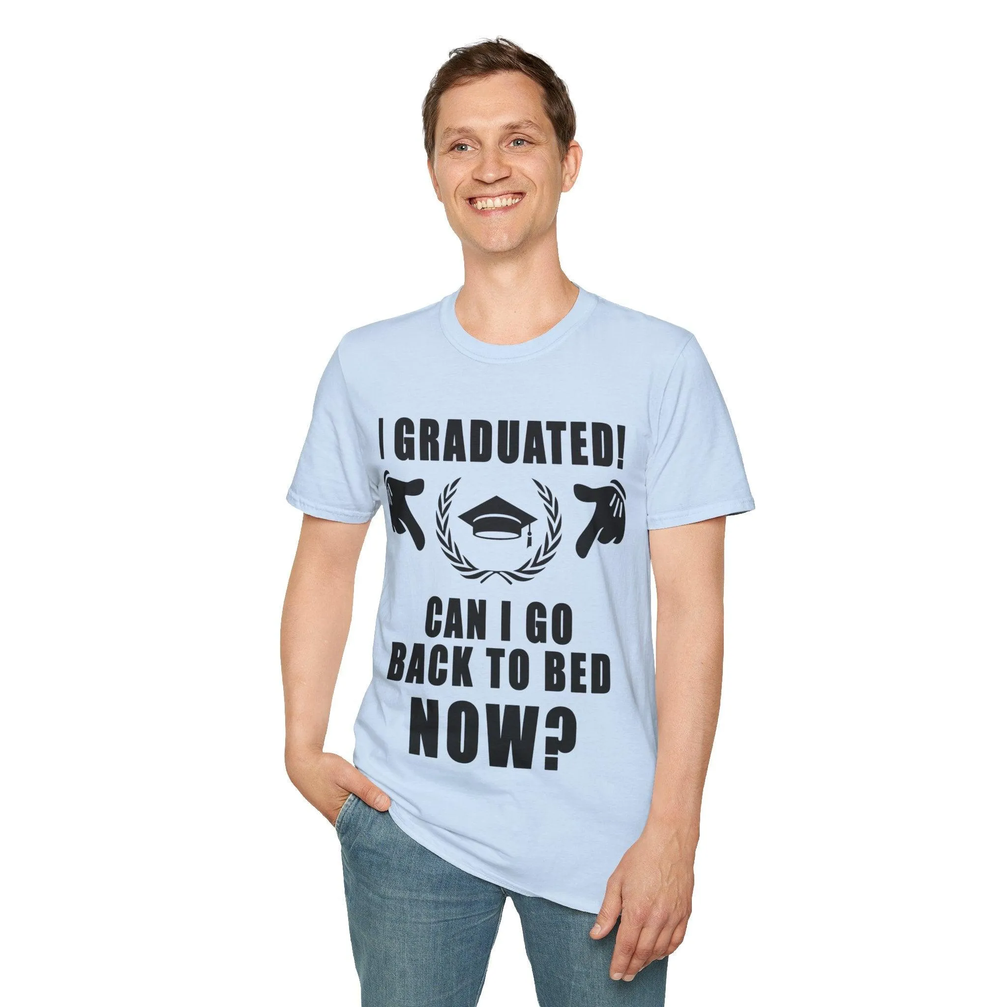 I Graduated! Can I Go Back To Bed Now? T-Shirts,2022 Graduates, Graduation 2022, Senior Class Of 2022,Graduation Tee School Pride School
