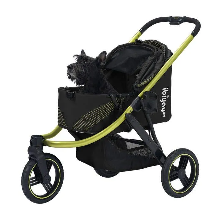 Ibiyaya - Beast Pet Jogging Stroller, 3-Wheel All-Terrain Dog-Cat Pram