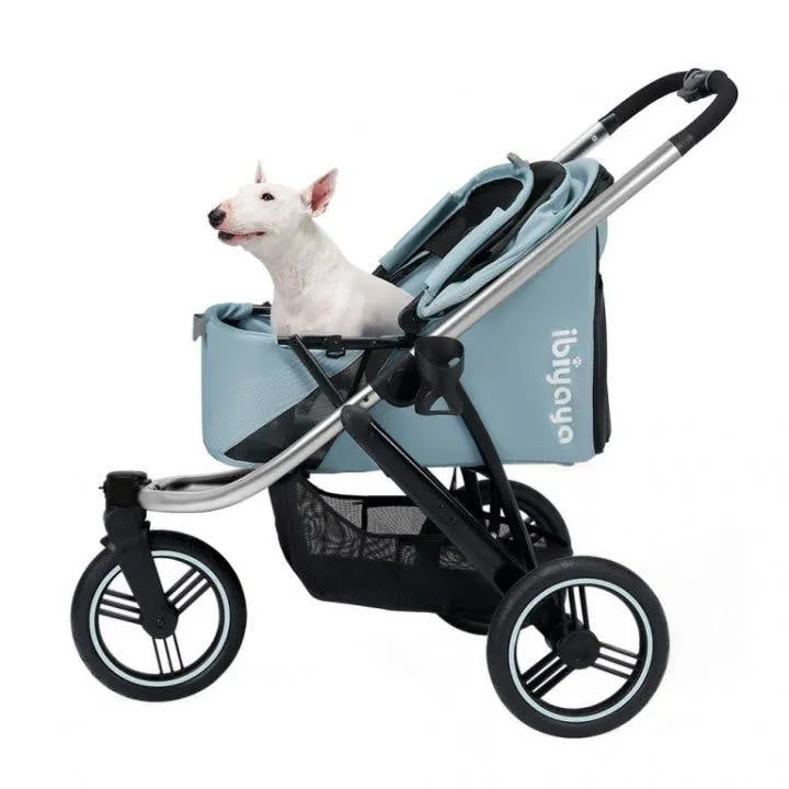 Ibiyaya - Beast Pet Jogging Stroller, 3-Wheel All-Terrain Dog-Cat Pram
