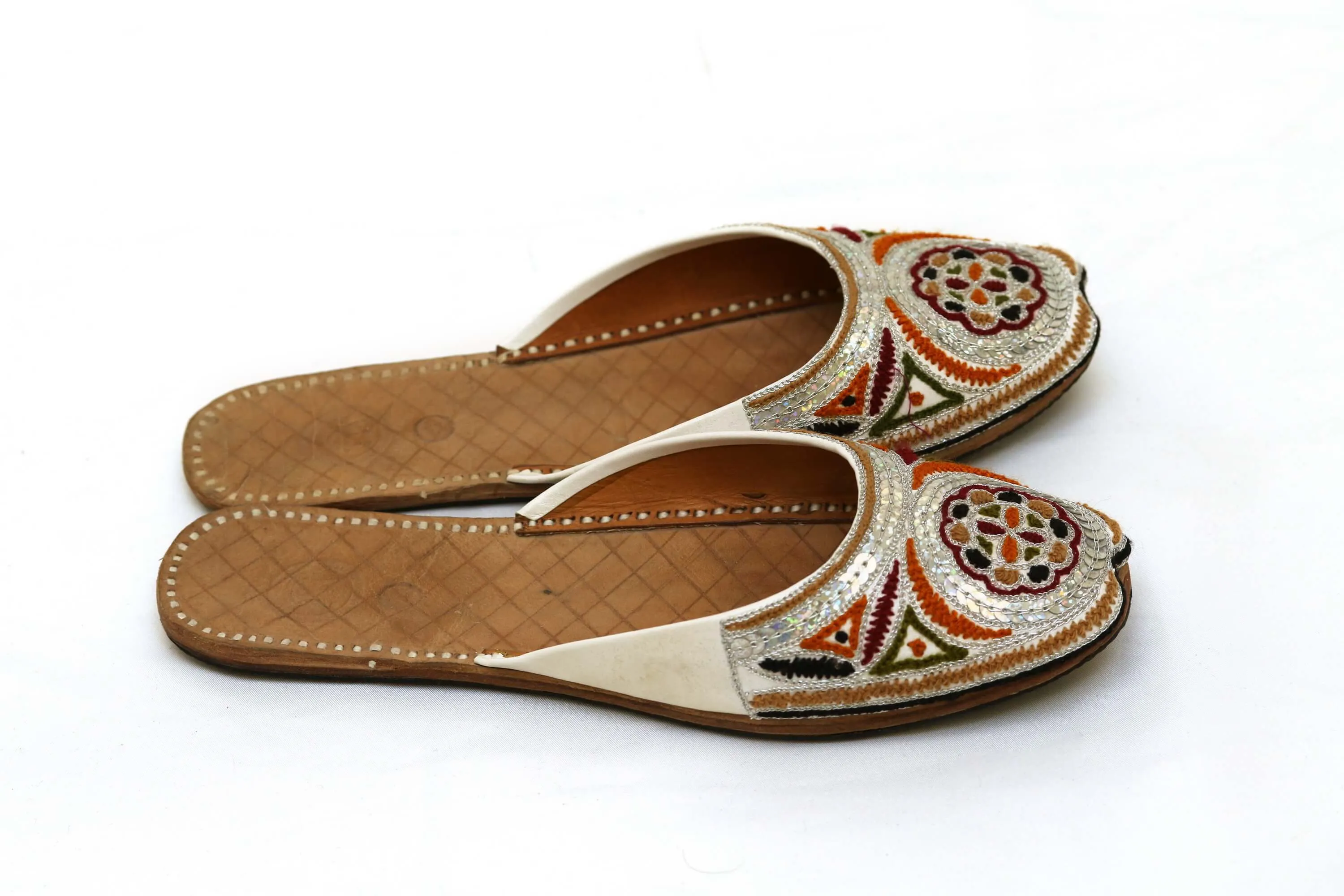 Indian Pakistani Leather Shoe Khussa