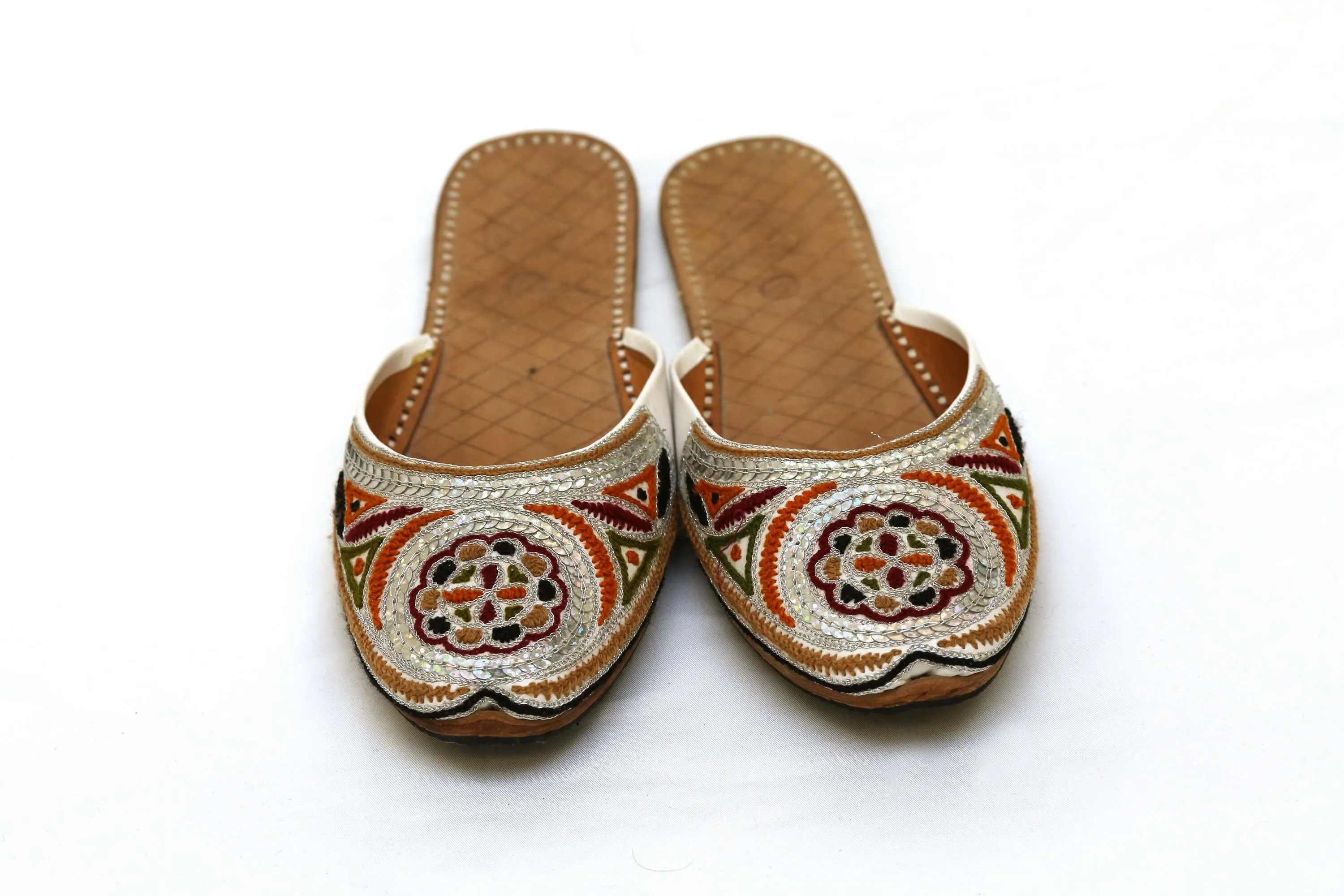 Indian Pakistani Leather Shoe Khussa