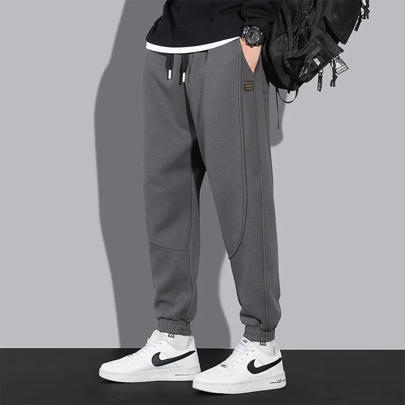 INSTOCK- cotton velvet loose casual sports pants