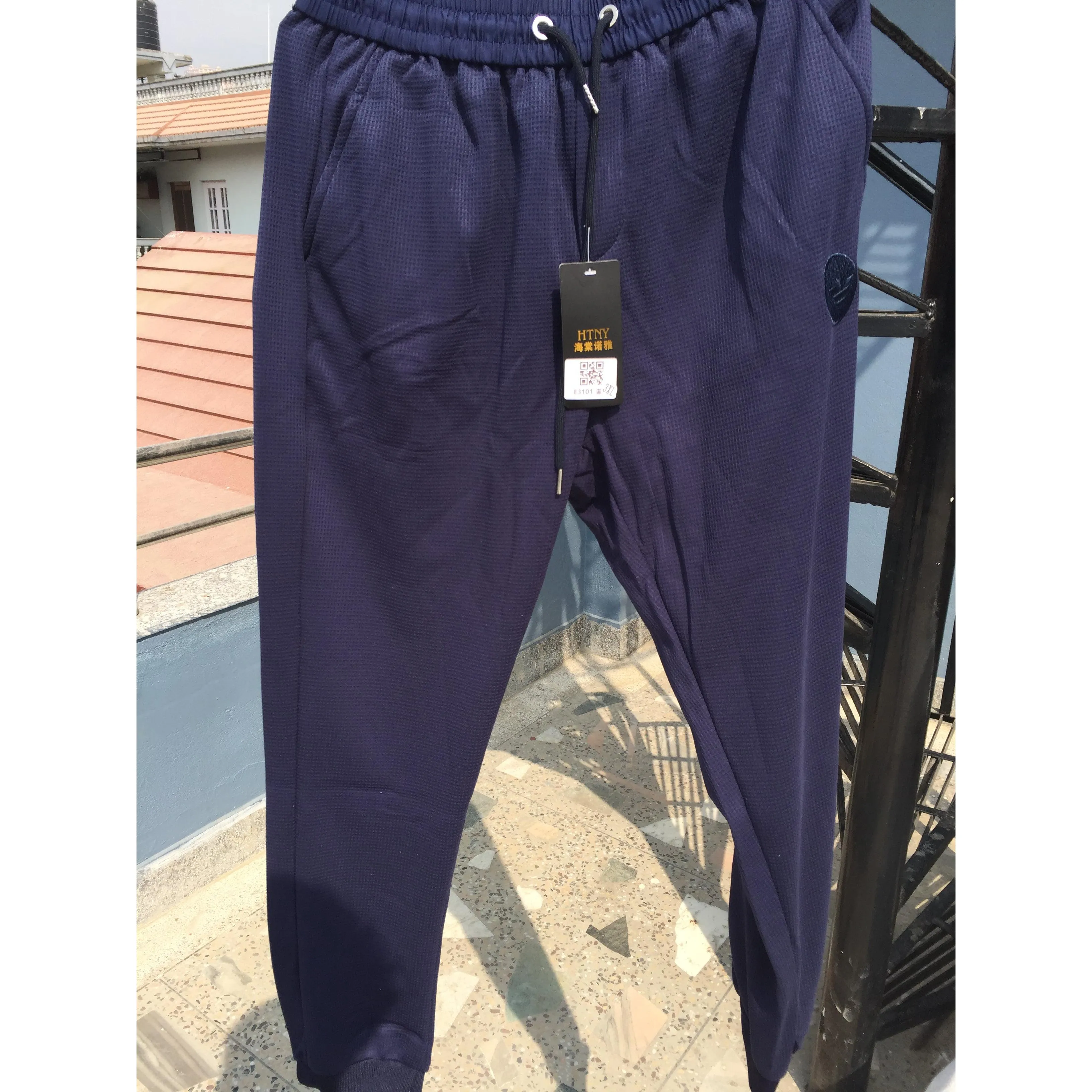 INSTOCK- Waffle Trouser Sports Casual Tide Brand Fashion