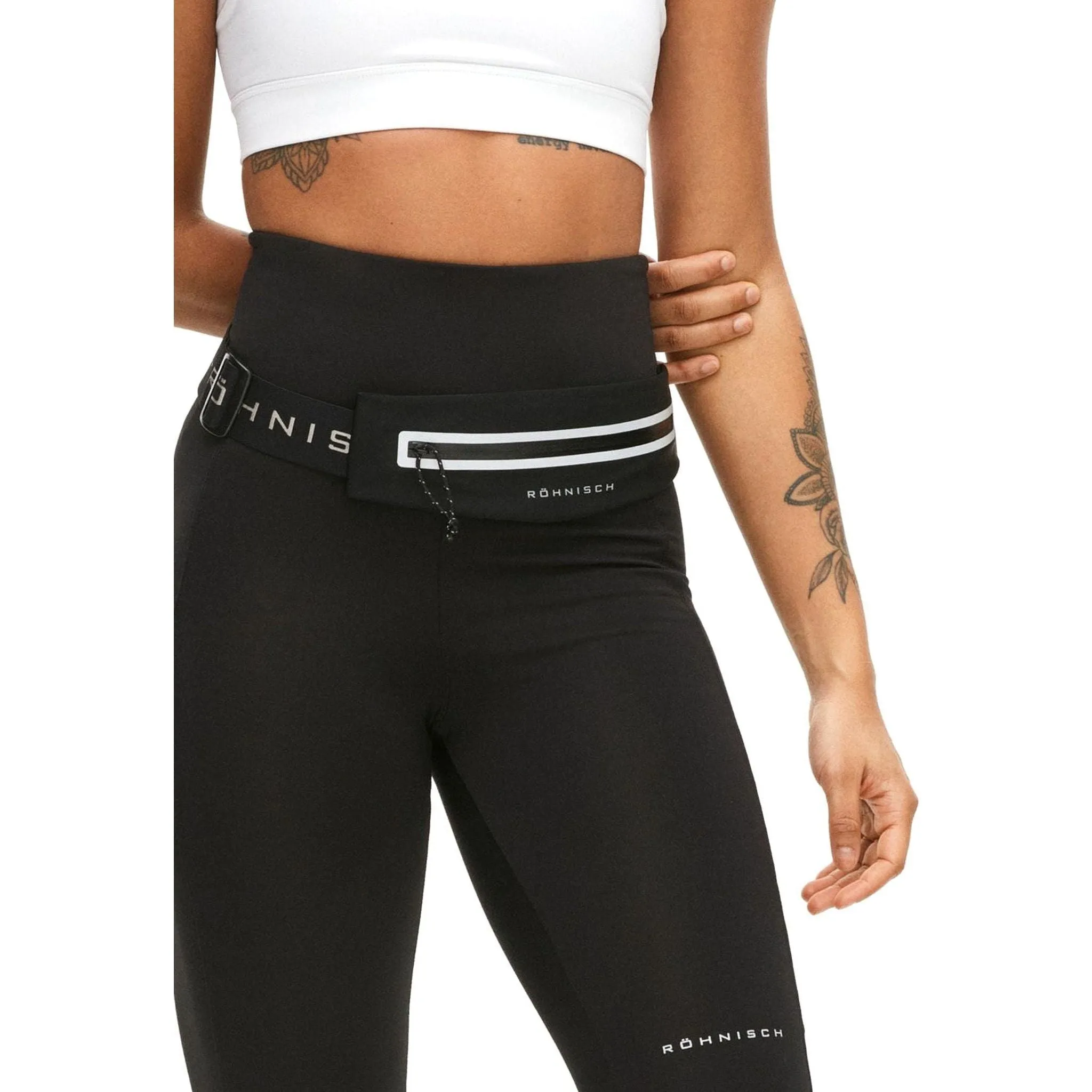 Issa Expandable Running Belt, Black