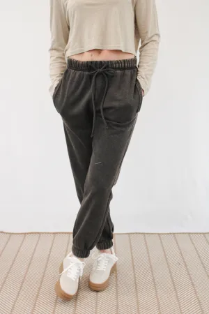 JENESSA ACID WASH FLEECE SWEATSHIRTS BY IVY & CO