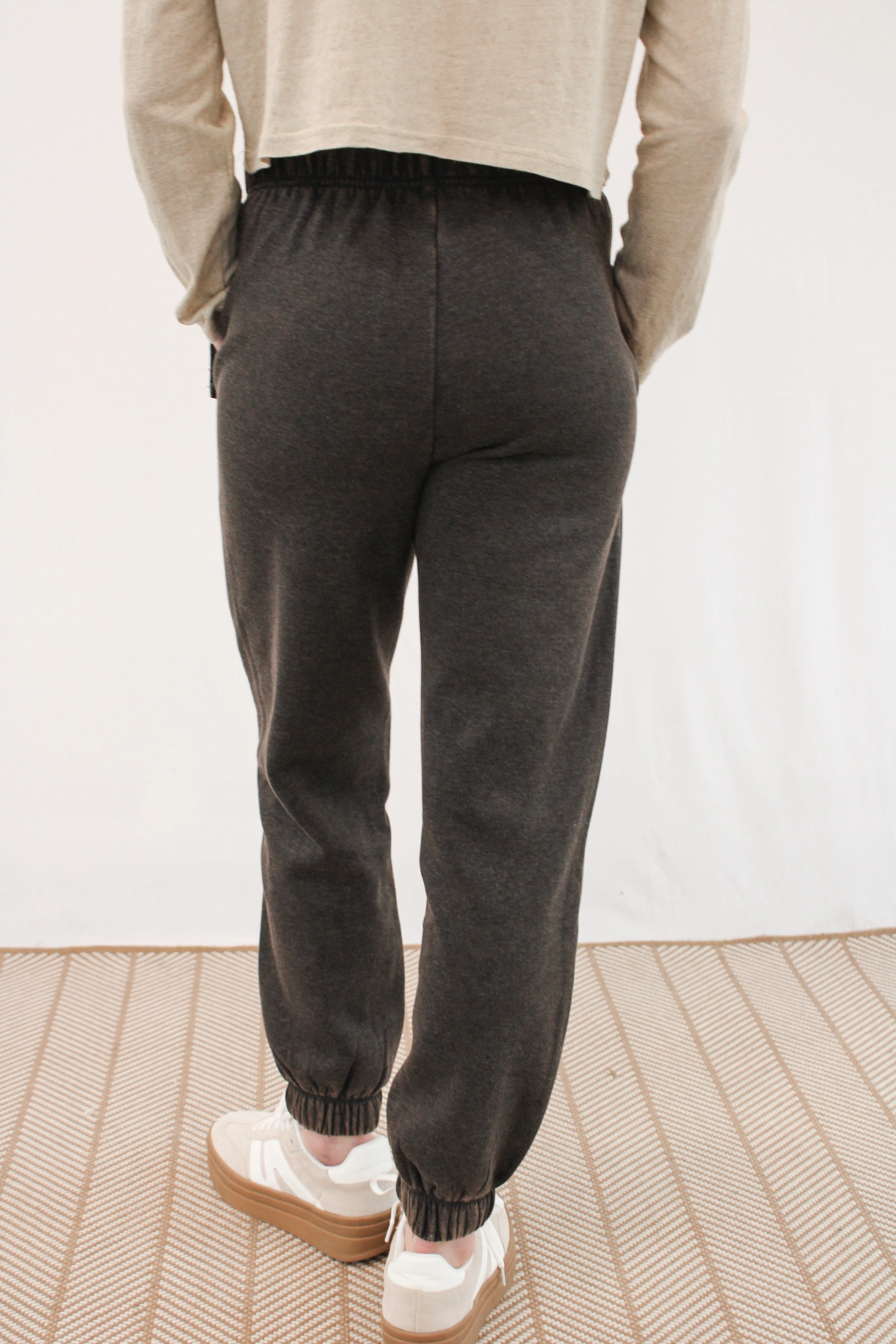 JENESSA ACID WASH FLEECE SWEATSHIRTS BY IVY & CO