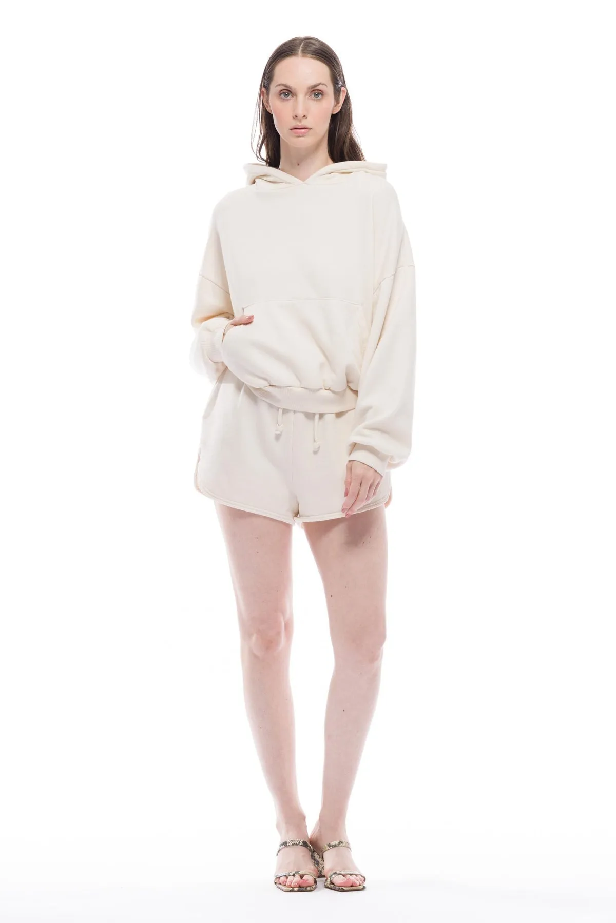Jenny Running Shorts in Natural | Toit Volant
