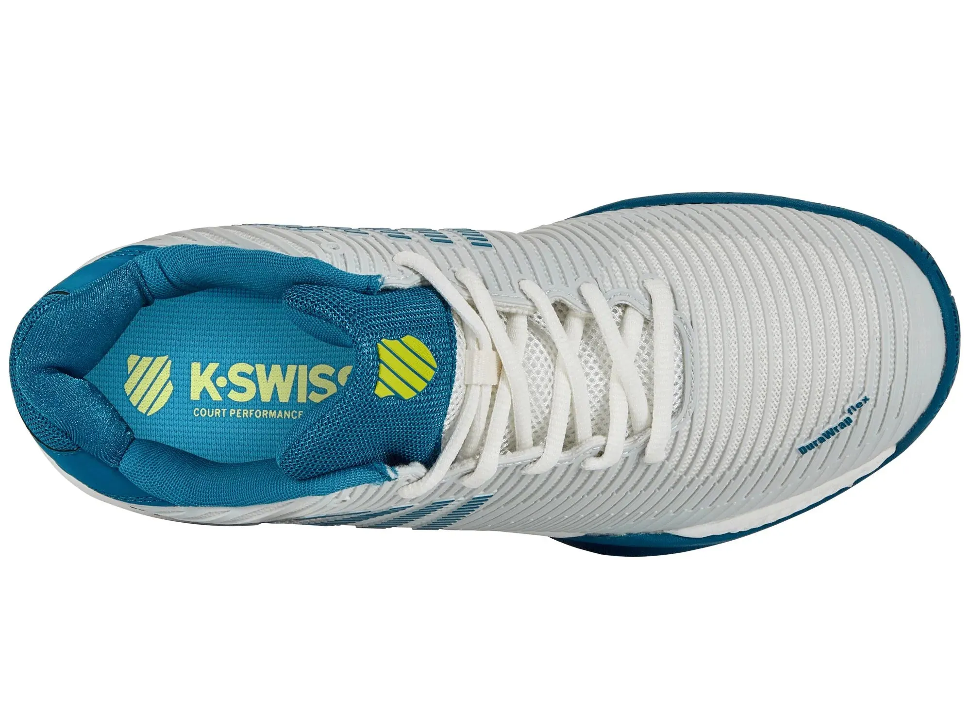 K-Swiss Men's Hypercourt Express 2 All Court (White/Celestial/Evening Primrose)