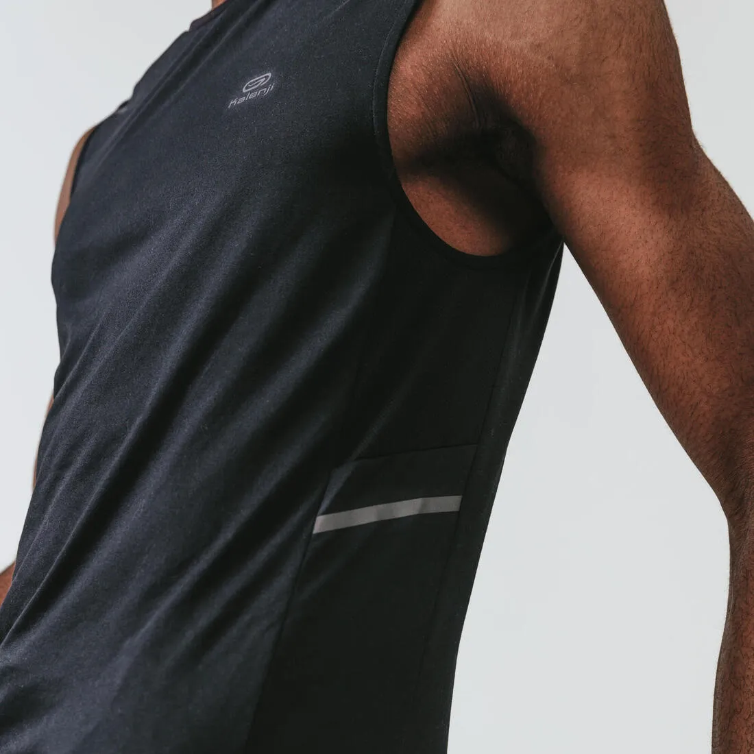 KALENJI DRY  MEN'S BREATHABLE RUNNING SHORTS - BLACK